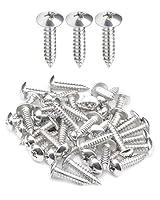 Vista 9 de 50 tornillos de madera Phillips #8 x 1/2 pulgada con revestimiento de óxido negro por IMSCREWS