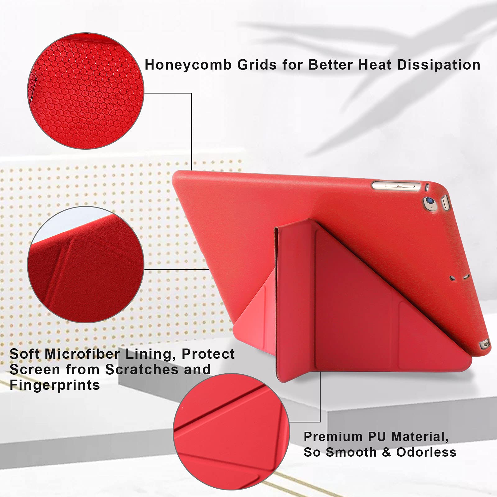 Custodia Per IPad 5° 6° 7° 8° 9° 10° 11° Air 4 5 6 - Foto 5