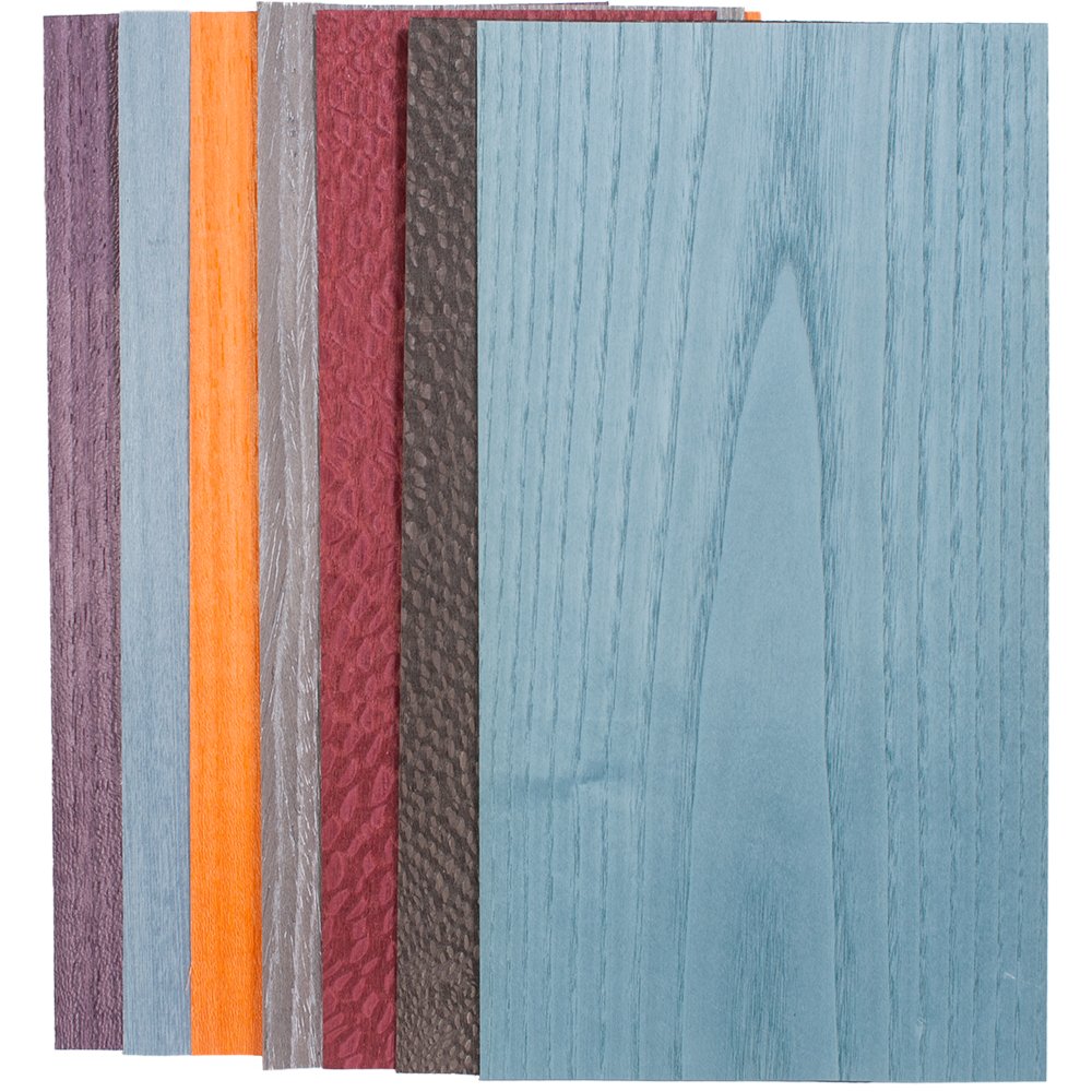 Dyed Wild Color Assortment, 3 Sq. Ft. Veneer Pack