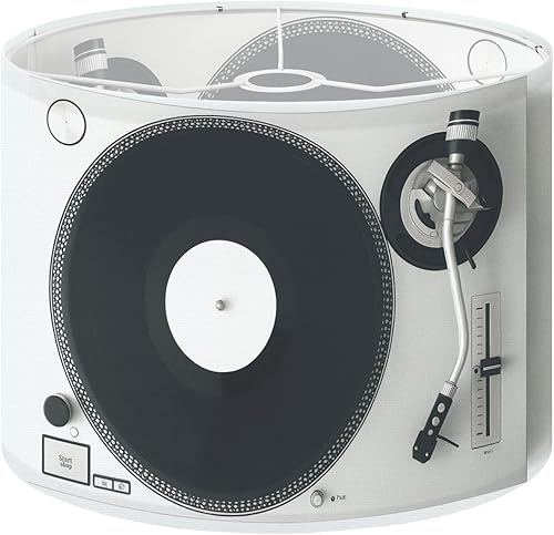 Miniatura 12 de Drum Lamp Shade funky retro 70s psychedelic pictures Lampshade for Floor Lamps Table Lamps Pendant Light 11"x8.9" Replacement Linen Large Lamp