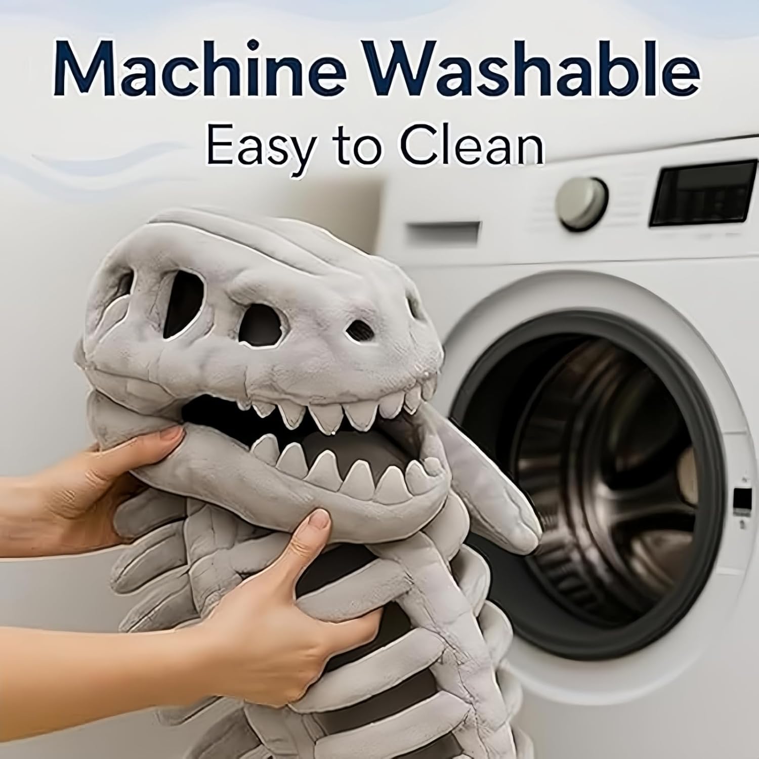 Dinosaur Skeleton Costume SetSpinosaurus-Style Dino Outfit – 3D Skull Headpiece & Spine for Dress-Up, Parties & Photos - Image 6