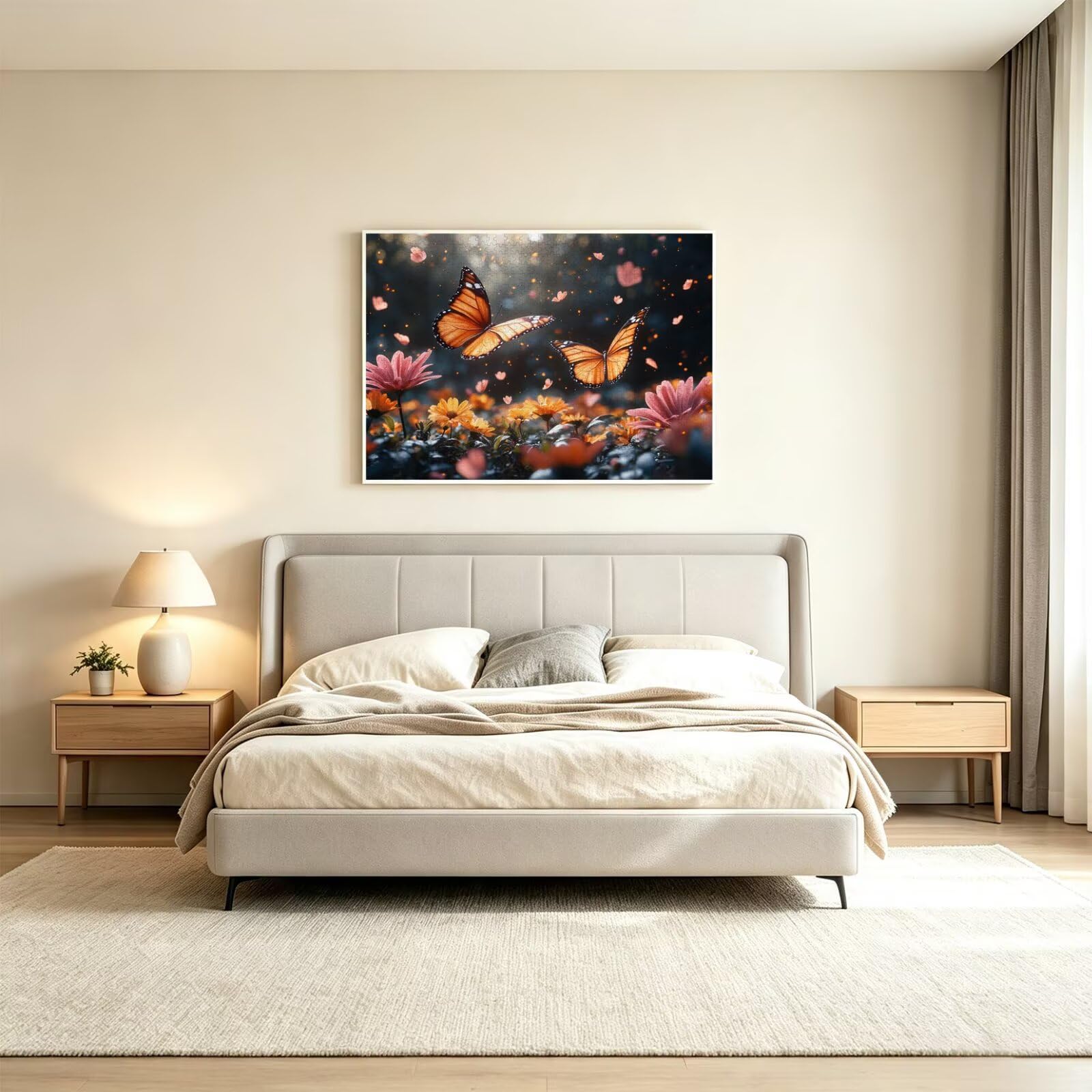 Puzzle dla dorosłych 6000, kwiat motyla, 179 x 105 cm, n-235