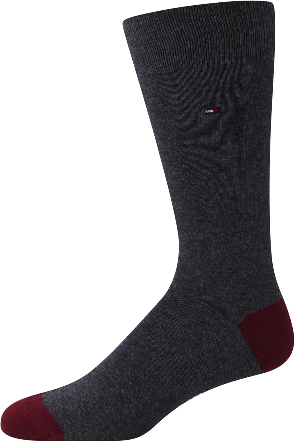 Tommy Hilfiger Men's Reinforced Heel Cotton Dress Socks (4-Pack) - Image 5