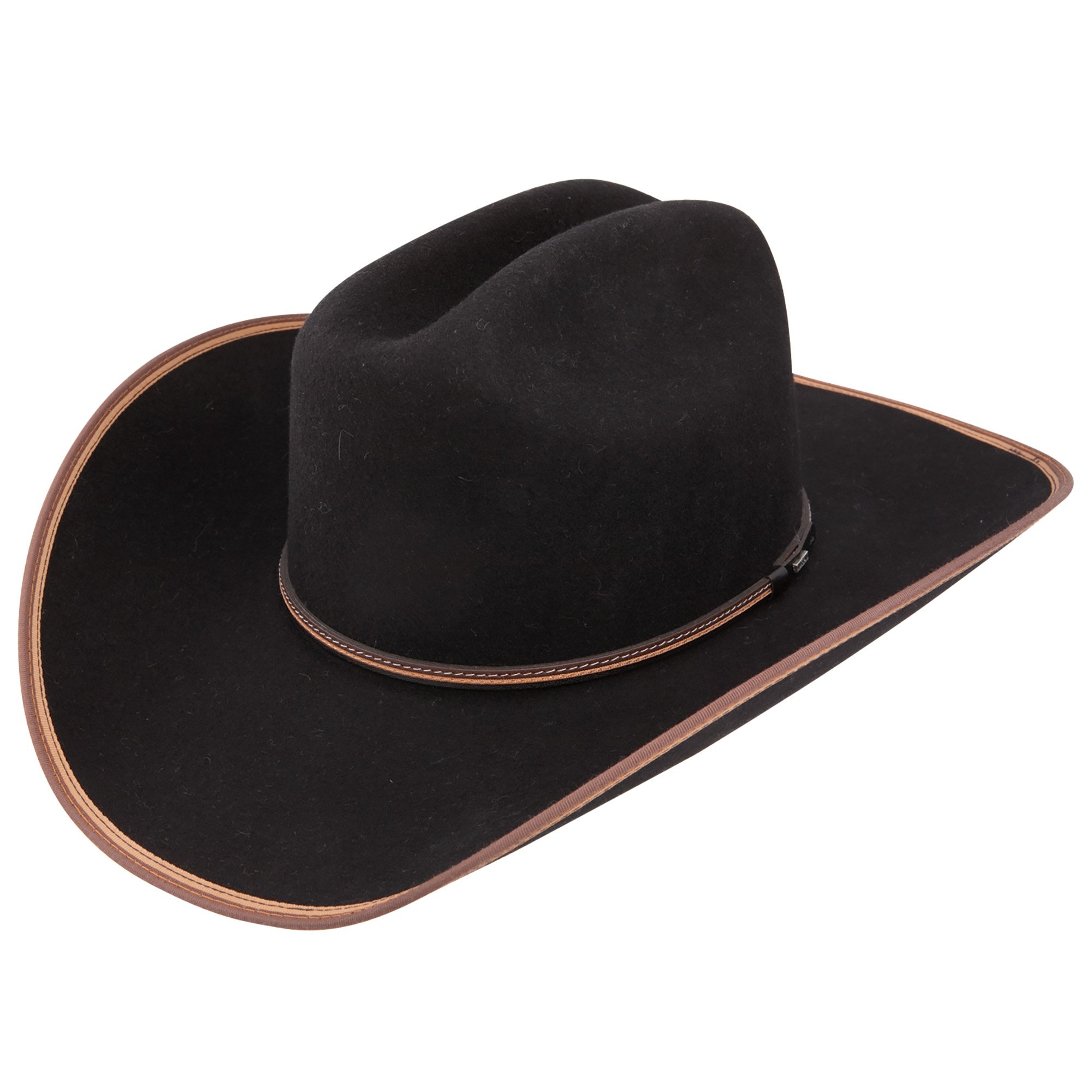 Stetson& Dobbs SWFTHSB7240 Mens Foothills B Cowboy Hat, Black - 7