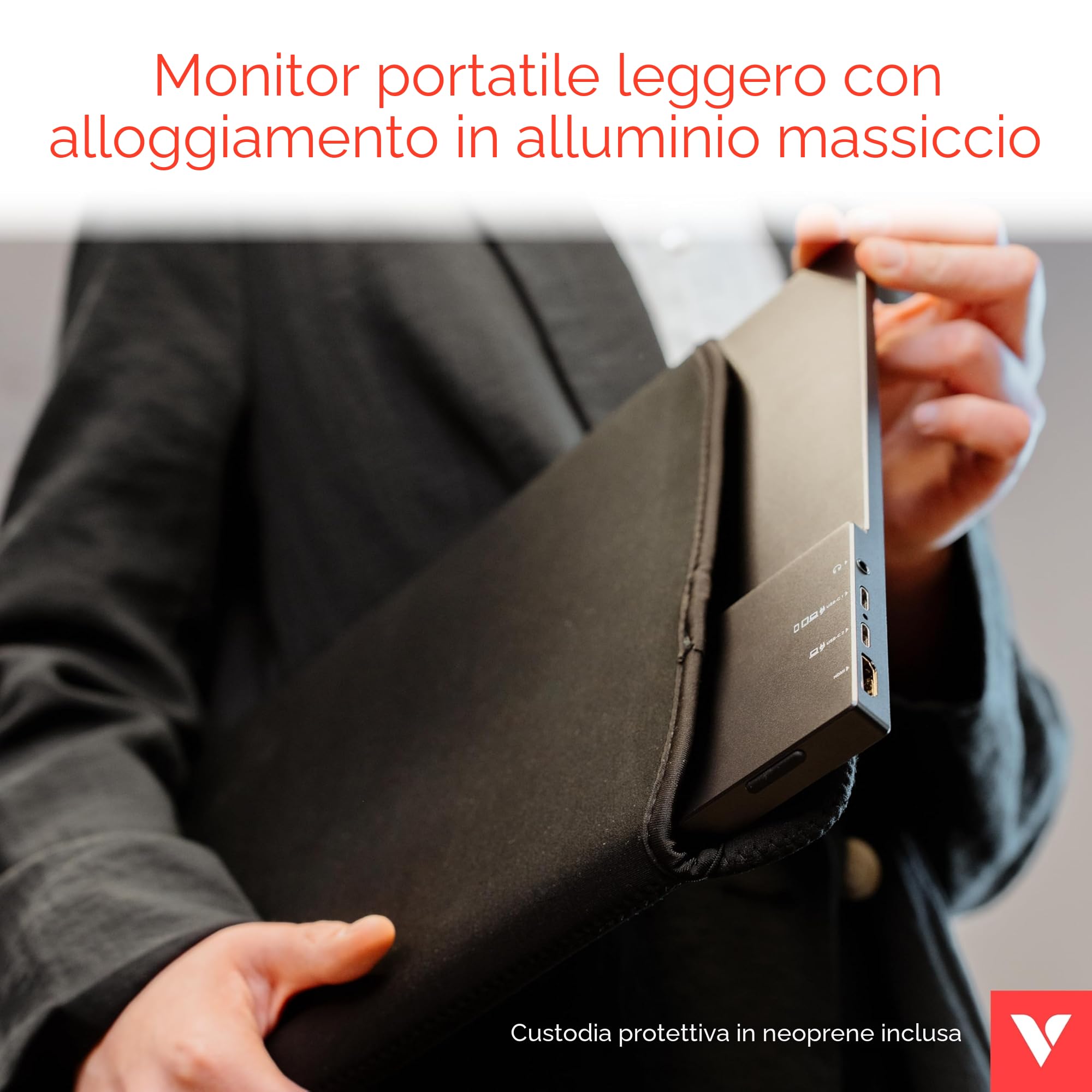 Verbatim 49590 Monitor Pc 35,6 Cm [14] 1920 X 1080 Pixel Full Hd Lcd Nero (verbatim PM-14 Portable Monitor 14? Full Hd 1080p)
