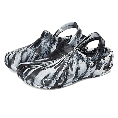 Crocs Work Work Bistro (Unisex) Clog Shoes Black/White