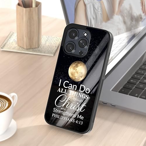 Miniatura 6 de Fundas de teléfono con versículos de Biblias cristianas para mujeres y niñas, aplicables para iPhone 11, 12, 13, 14, 15, 16 Pro Max Plus Mini X Xs