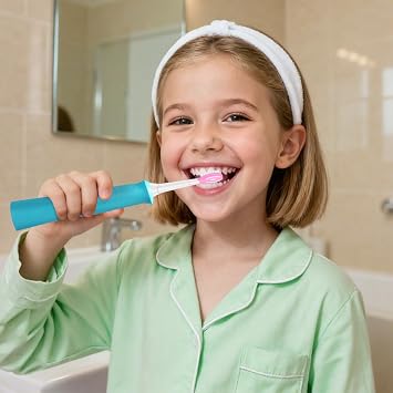 Trustnice Compact Mini Replacement Brushes for Philips Sonicare Kids Brush Heads - Compatible with Philips Sonicare Children's Toothbrush Snap-on from 7+ Years Pack of 8