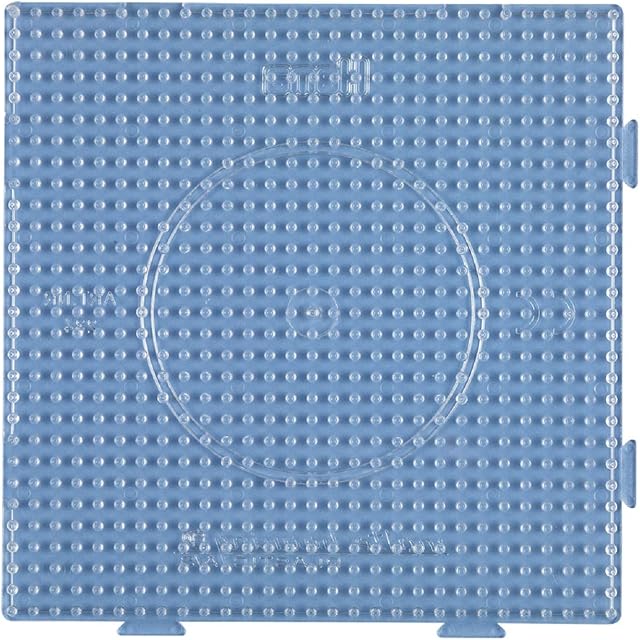 Hama 10.234TR Large Transparent Square Pegboard, Multicolour, 1 STK