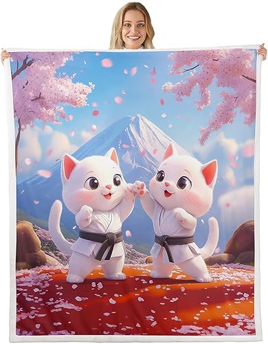 Miniatura 33 de Manta de franela con bandera estadounidense, manta de vellón de caballo corriendo para decoración de habitación, manta geométrica étnica bohemia