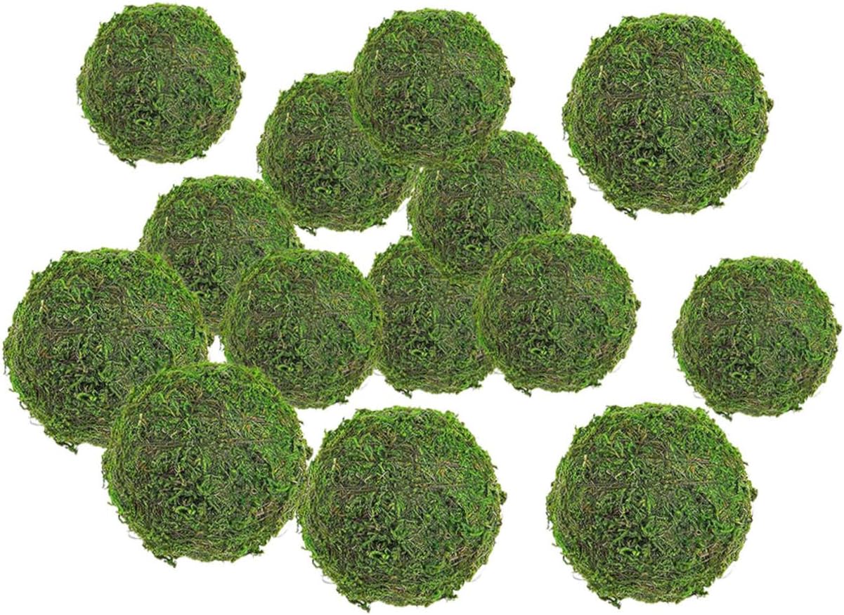 14pcs Decorative Balls for Vases and Planters Lifelike Greenery for Weddings Parties Home Decor and Centerpieces