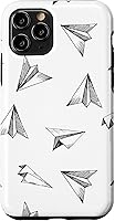Vista 29 de Paper Airplane Pattern Pilot Plane Airport Aircraft Aviation Case for iPhone 16
