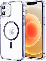 Vista 30 de CACOE Funda magnética para iPhone 12 y iPhone 12 Pro de 6.1 pulgadas - Compatible con MagSafe y soporte magnético para teléfono en el automóvil,