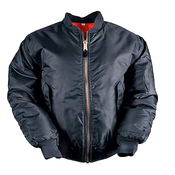 MEDALS OF AMERICA EST. 1976 MA-1 Flight Jacket Blank Black M
