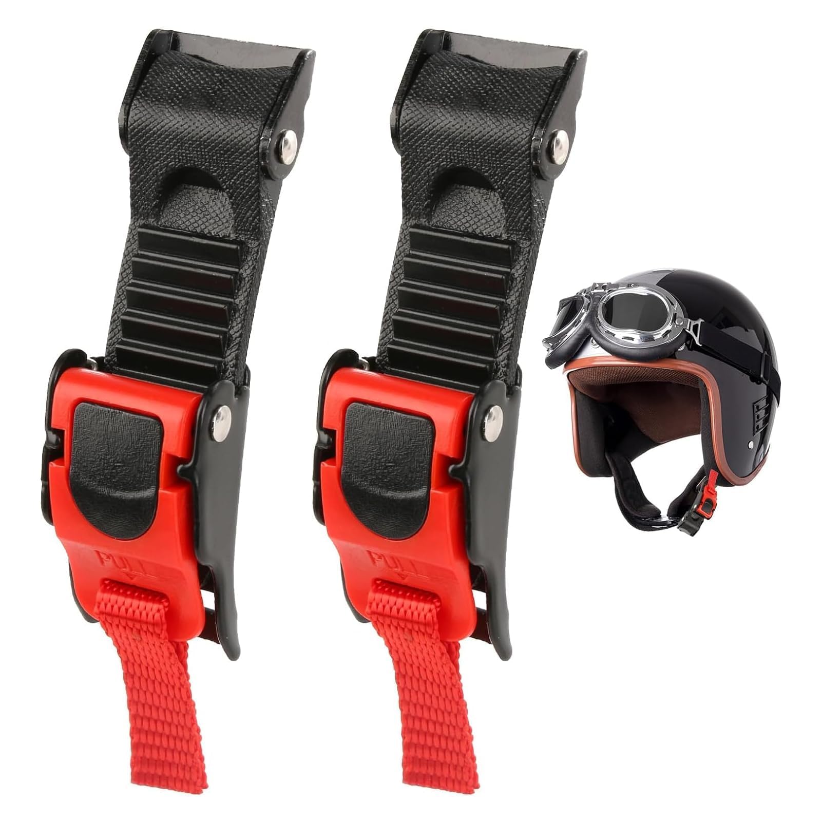 Fibbie a clip per casco, fibbie di rilascio rapido per motociclisti e ciclisti, clip da sottogola compatibili con tutti i caschi, installazione facile, sicurezza e stabilità