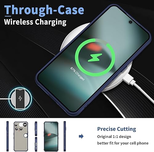 Miniatura 6 de Funda compatible con Samsung Galaxy Note 10 Plus, funda delgada para teléfono con absorción de golpes, funda protectora de goma TPU de fibra de