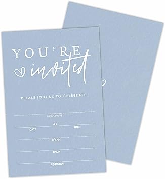 Amazon.com : You're Invited! Classic Party Invitations, Minimalism ...