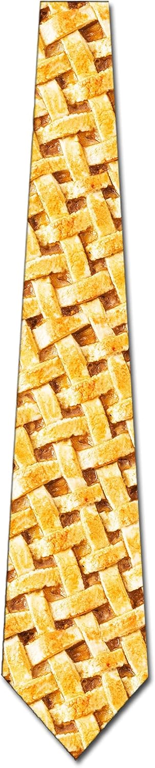 Three Rooker Pie Ties Mens Dessert Neckties Pies Necktie Food Tie