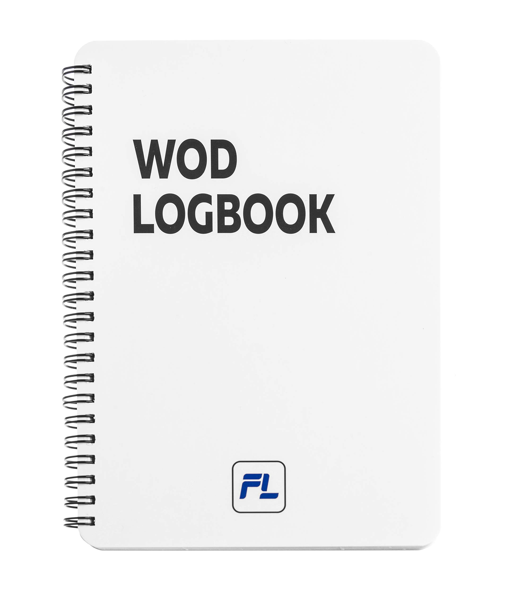 WOD Logbook Lite: Undated Crossfit Tracking Journal - 6 x 8 inches - Thick Paper, Durable Laminated Cover, Round Corners, Sturdy Binding - Stylish, Minimalistic and Easy-to-Use Log Book Misc.