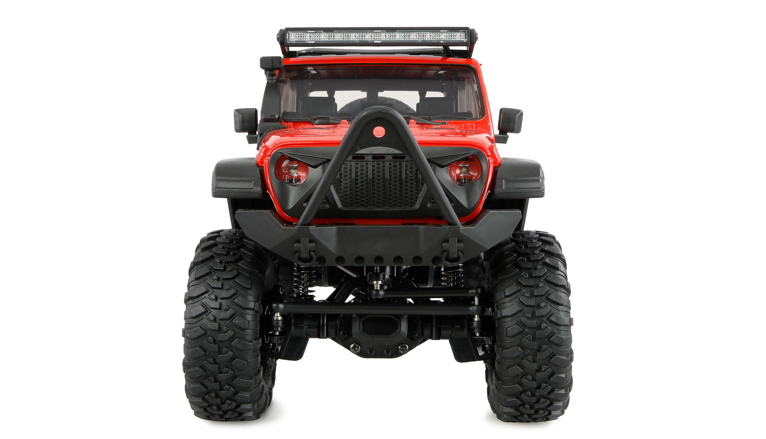 Amewi AMXRock Mini-Crosstrail Scale Crawler 4WD 1:16 RTR rot inkl. Fernsteuerung, Akku, Ladekabel
