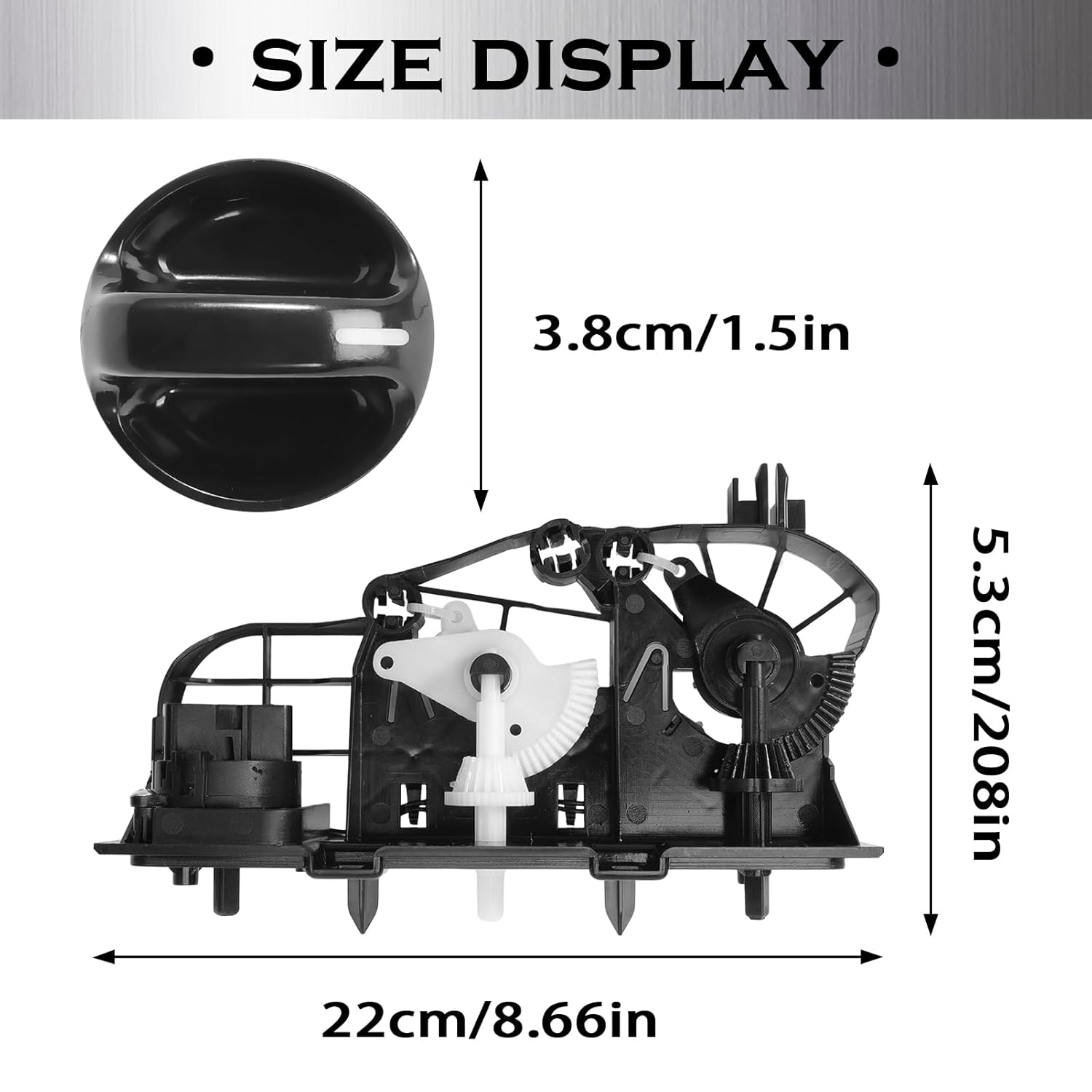 HVAC A/C Heater Climate Control Module Compatible with Tundra 2000-2006 55910-0C010 559100C010 55905-0C010 559050C010 Air Conditioning Central Panel Climate Control Knobs Air Switch Button Accessories