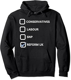 Reform UK Party election support Pullover Hoodie