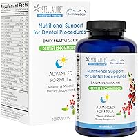 Vista 1 de StellaLife DentaMedica Vegan Daily Multivitamin Nutritional Support for Faster Dental Surgery Recovery, VIT D3 K2 C B Zinc CoQ10 Magnesium, Healthy