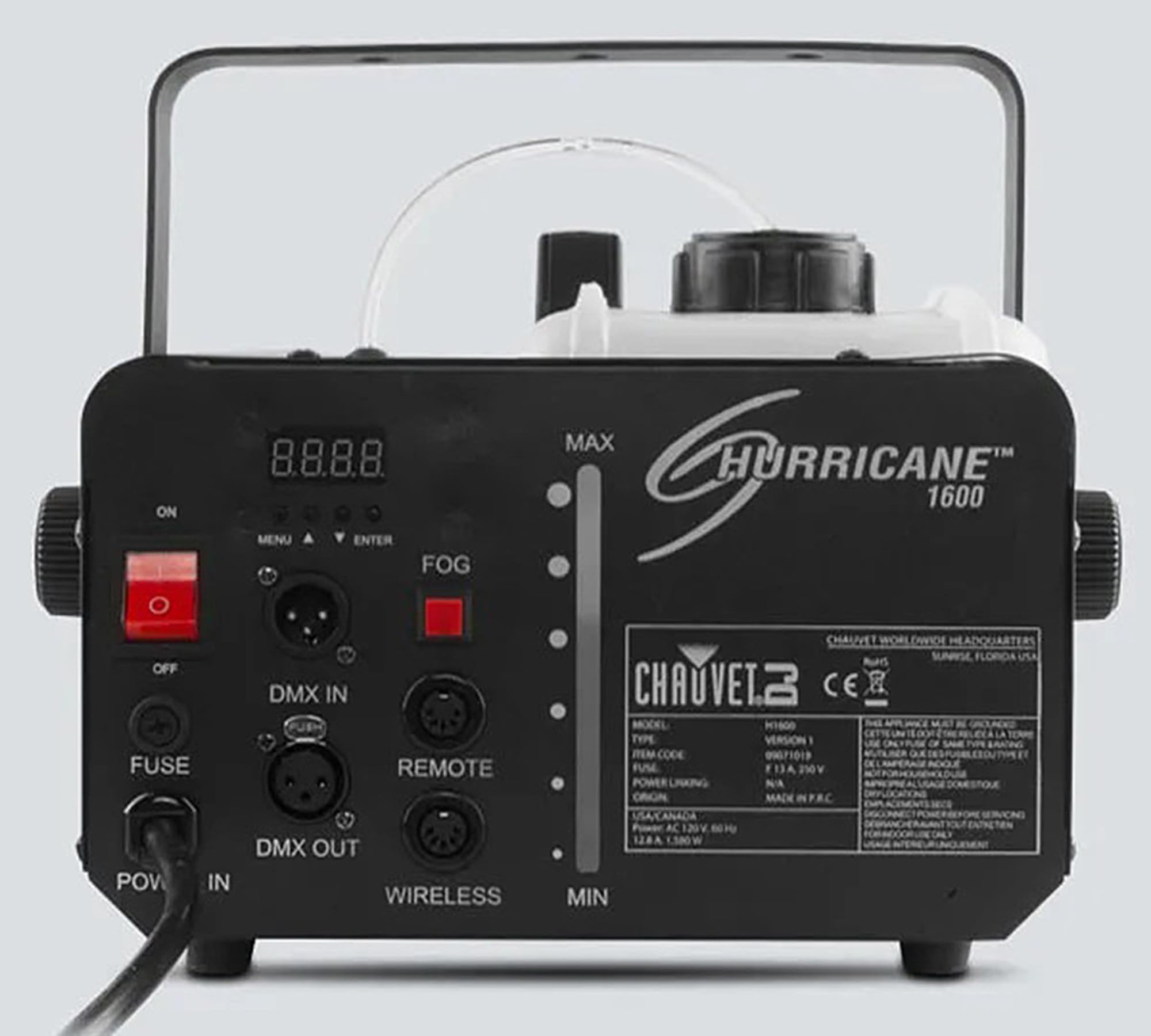 CHAUVET DJ Hurricane 1200 フォグマシン スモークマシン Amazon.com: Chauvet DJ Hurricane 1200 Fog, Snow, Smoke Automatic