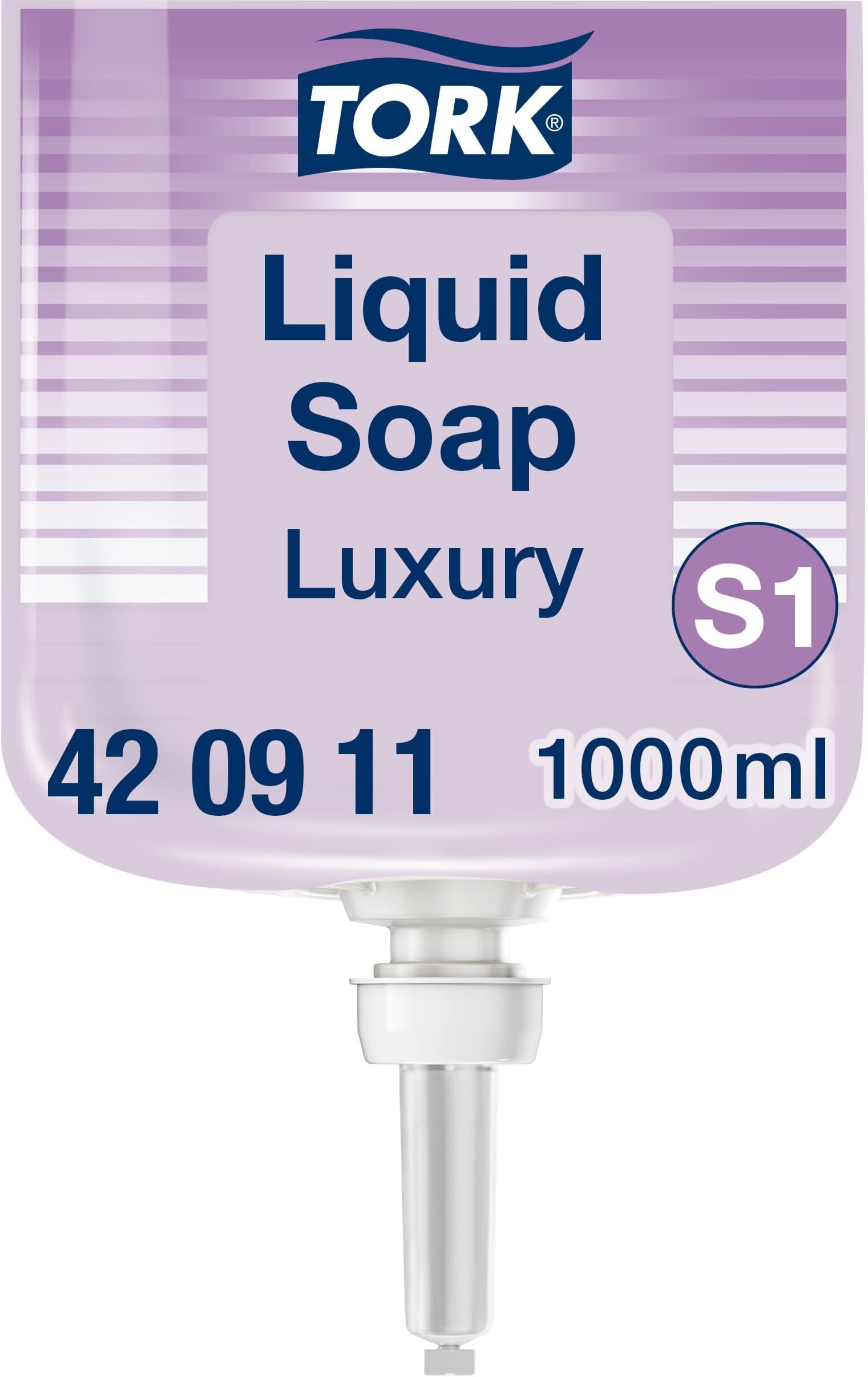 Tork Luxury Liquid Soap S1, Floral Scent, 1000ml, 420911