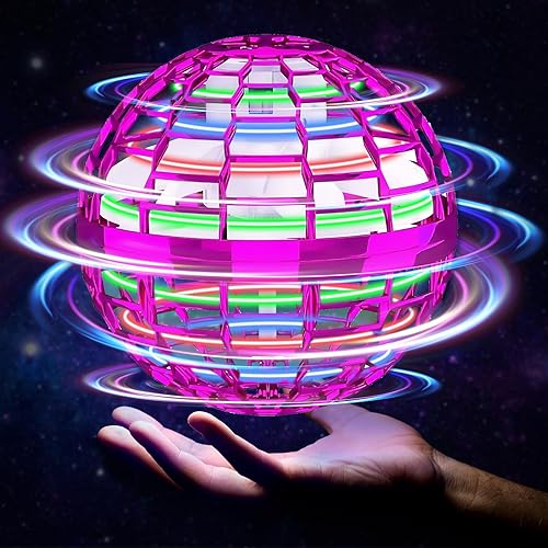 Juguete de bola de orbe volador, bola flotante boomerang mejorada 2024 para niños, órbita de dron de mano, juguetes geniales regalo para niños y