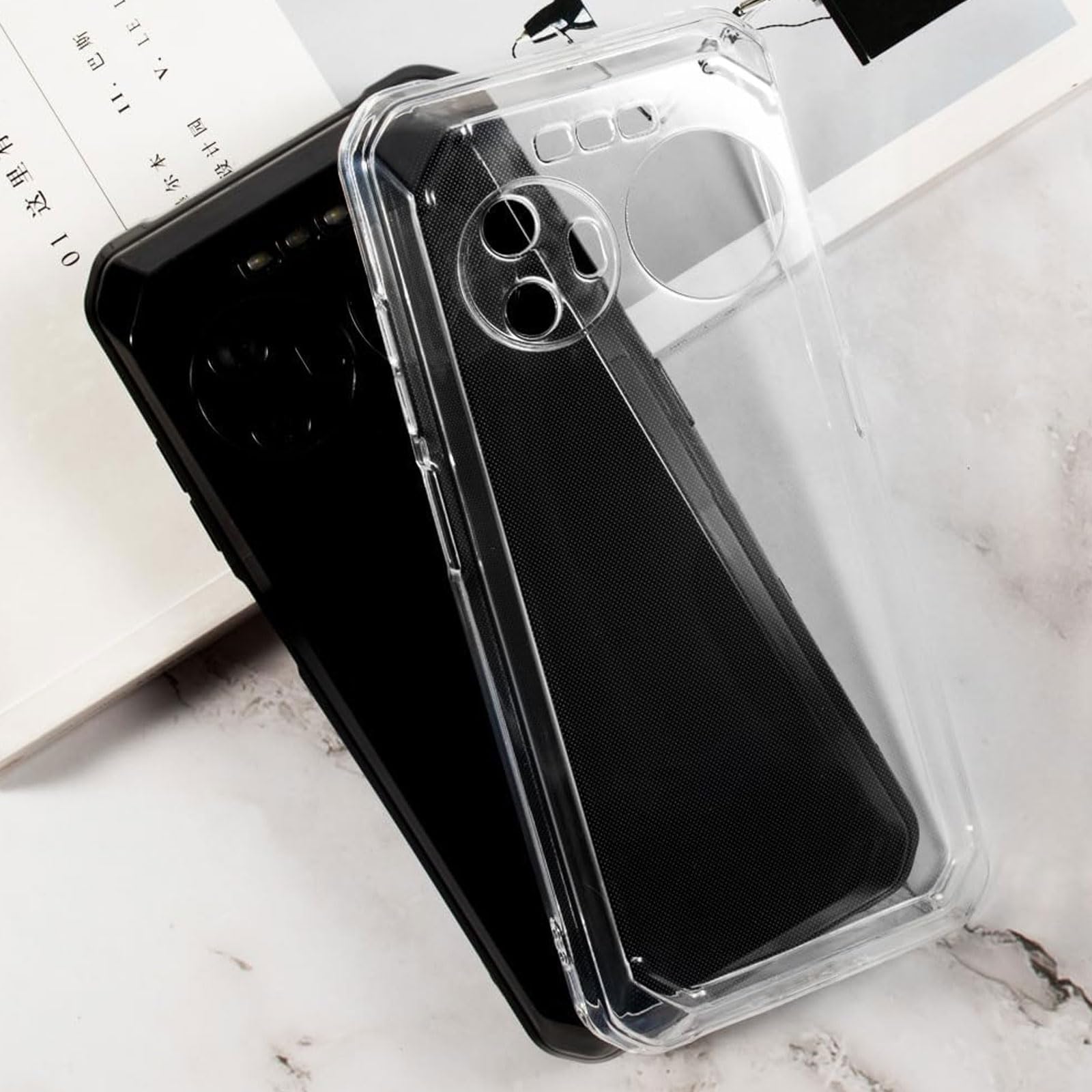 HGJTFANY Cover per IIIF150 B2 Pro (6.78), Custodia per Telefono in Morbido Silicone Antiurto, Ultra Sottile Clear TPU Bumper Case per IIIF150 B2 Pro - XT149