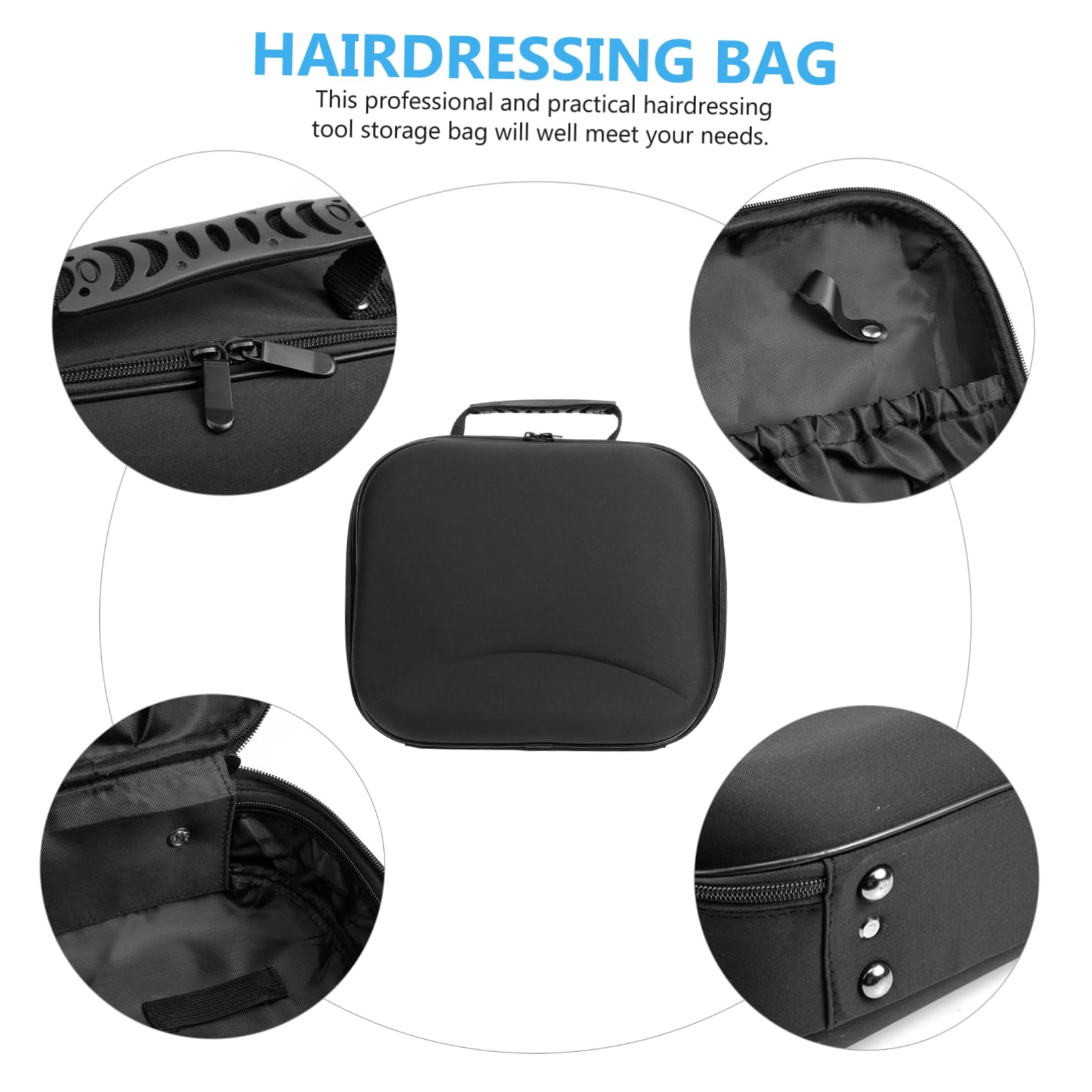 Housoutil Borsa Organizer Per Strumenti Parrucchiere Porta Asciugacapelli e Forbici Accessori Professionali Per Parrucchieri e Barbieri Compatta e Leggera Per Uso Domestico e Viaggi