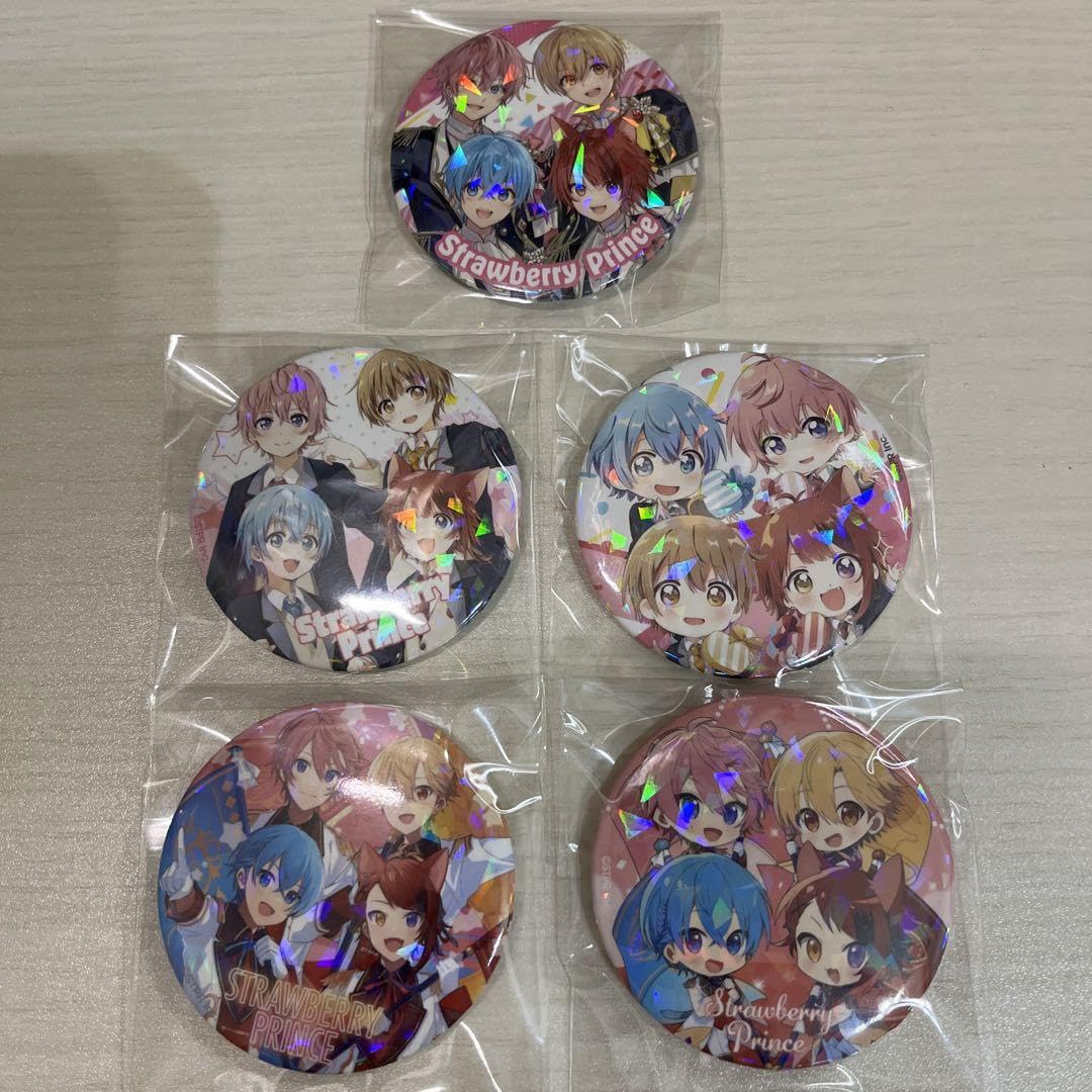 Amazon.co.jp: すとぷり 全員集合缶バッジ Here We Go 4人集合 5個 