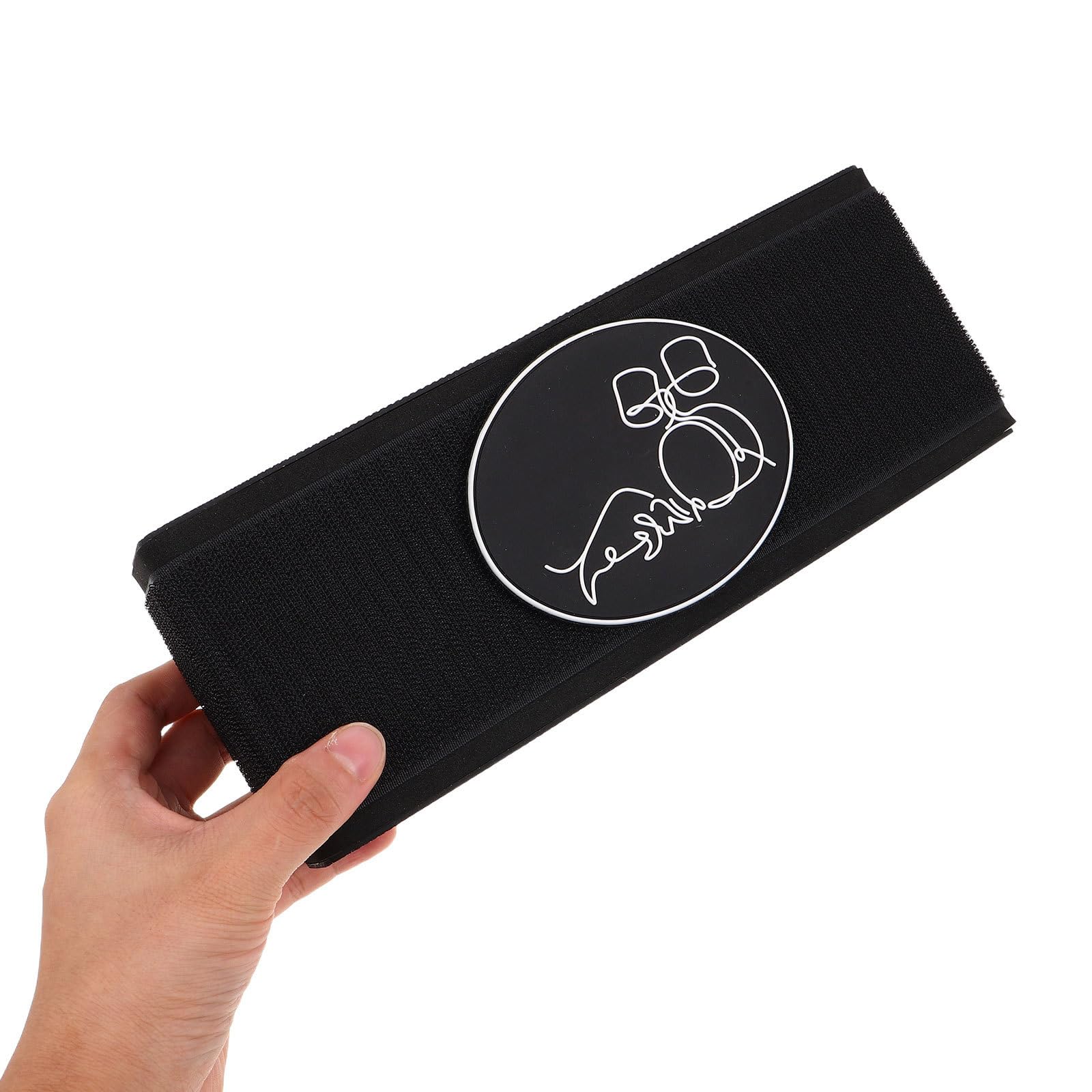 Butée Antidérapante pour Grosse Caisse Noire Pad d'Entraînement pour Batterie Support de Pédale Stabilisateur Accessoire d'Ancrage pour Batterie Bloque le Glissement du Pied