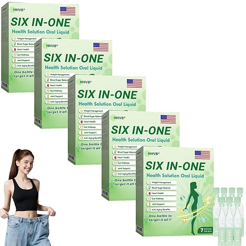 Solución de salud seis en uno líquido oral, líquido natural avanzado para el cuidado del cuerpo, líquido oral seis en uno para mujeres y hombres,