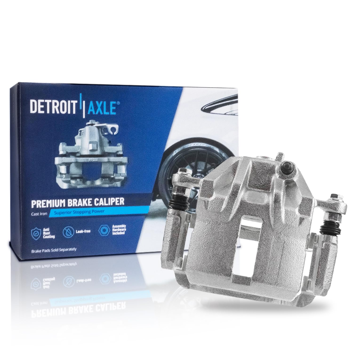 Detroit Axle - Front Left Brake Caliper for 2002-2005 Hyundai Elantra