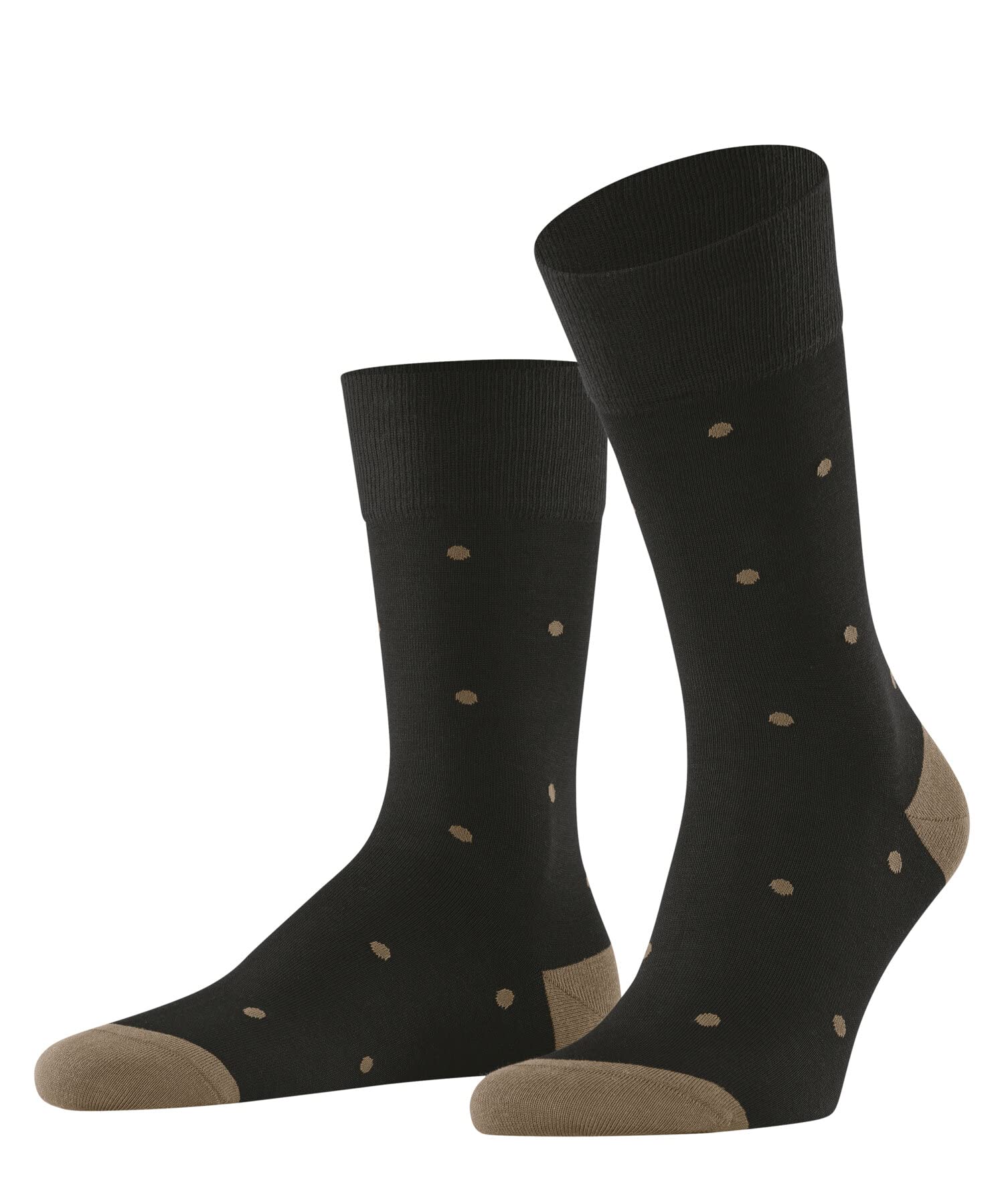 FALKE Men's Dot Socks, Breathable, Crew, Casual or Dress, Polka Dots, 1 Pair