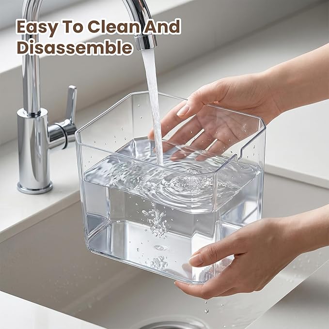 Fuente de Agua Automática para Gatos Pequeña, 1.5L, Transparente miniatura 7