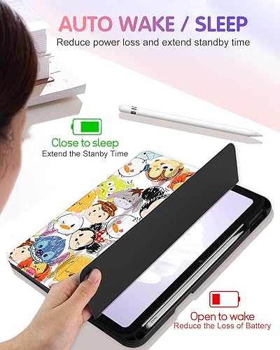 Miniatura 5 de Trendy Fan DSY - Funda para iPad de 10.9 pulgadas 2022 de dibujos animados Kawaii para niñas, niños, adolescentes, niños, mujeres, diseño de fundas