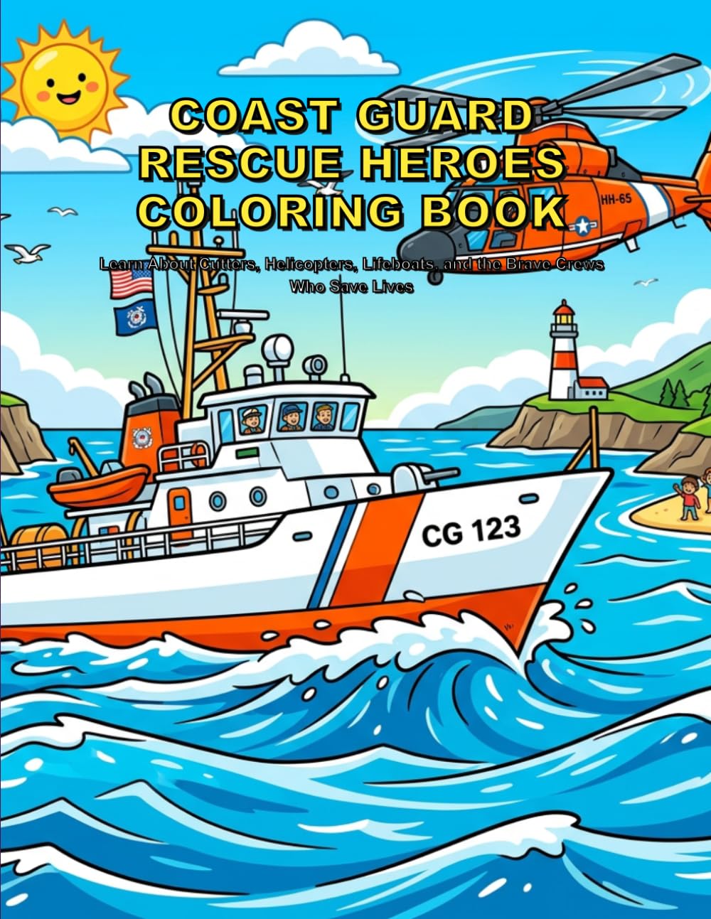 Coast Guard Rescue Heroes Coloring Book: Learn About …