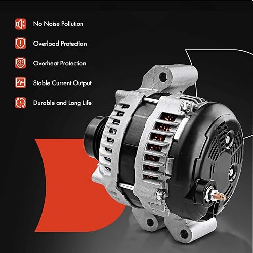 Miniatura 5 de A-Premium Alternador compatible con Chrysler 300 11-21 y Dodge Challenger 15-21, Charger, Durango y Jeep Grand Cherokee 11-20 y Ram 1500, 3.6L, 12V