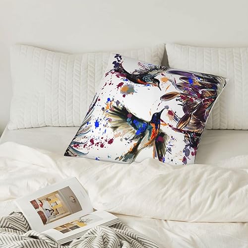 Miniatura 7 de jarenap Fundas de almohada de terciopelo de poliéster con estampado de animales para el día de San Valentín, no se decoloran, cebra, camello,