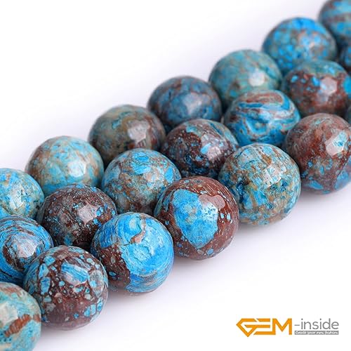 Miniatura 425 de GEM-Inside Red Orange Carnelian Gemstone Loose Beads Natural Energy Power Beads for Jewelry Making Round Faceted 8mm 15