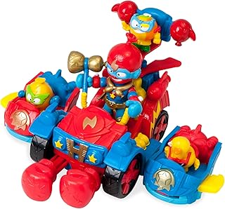SUPERTHINGS Balloon Boxer – Large vehicle plus two attachable vehicles, 3 SuperThings and 1 exclusive Kazoom Kid