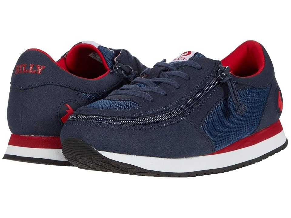 BILLY Footwear Kids Billy Jogger (Little Kid/Big Kid) (Navy/Red) Boy's Shoes INTERNATIONAL SHIPPING