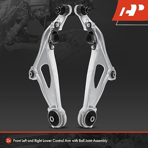 Miniatura 3 de A-Premium 2 brazos de control delanteros inferiores, con rótula y buje, compatibles con Nissan Pathfinder 2013-2020, Infiniti QX60 2014-2022, JX35