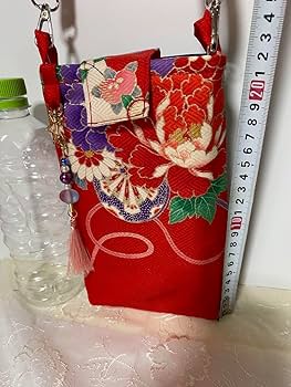 Amazon.co.jp: 着物リメイクショルダーバッグ (内 ピンク) : おもちゃ