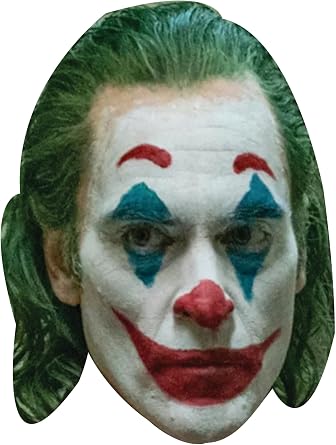 FoxyPrinting Joaquin Pheonix Joker Celebrity Face Mask   Fancy Dress Mask for Parties & Events