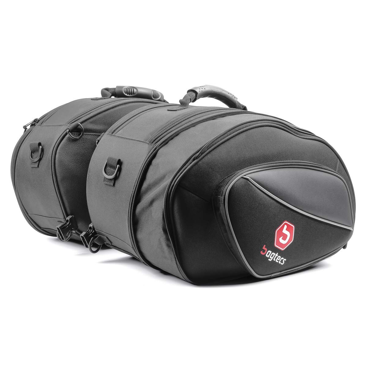 Sacoches Latérales Moto Bagtecs SP3 – Paire – 36-60L – Noir – Imperméables