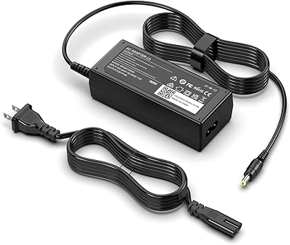 DC 12V Power Cord Compatible with AOC Monitor 16" 20" 22" 23" 24" 27"; E1659FWU, E2043FK, E2243FW, E2243FWK, E2343FK, LM520, LM720, LM729, LM800, LM914 Replacement Power Supply Cord